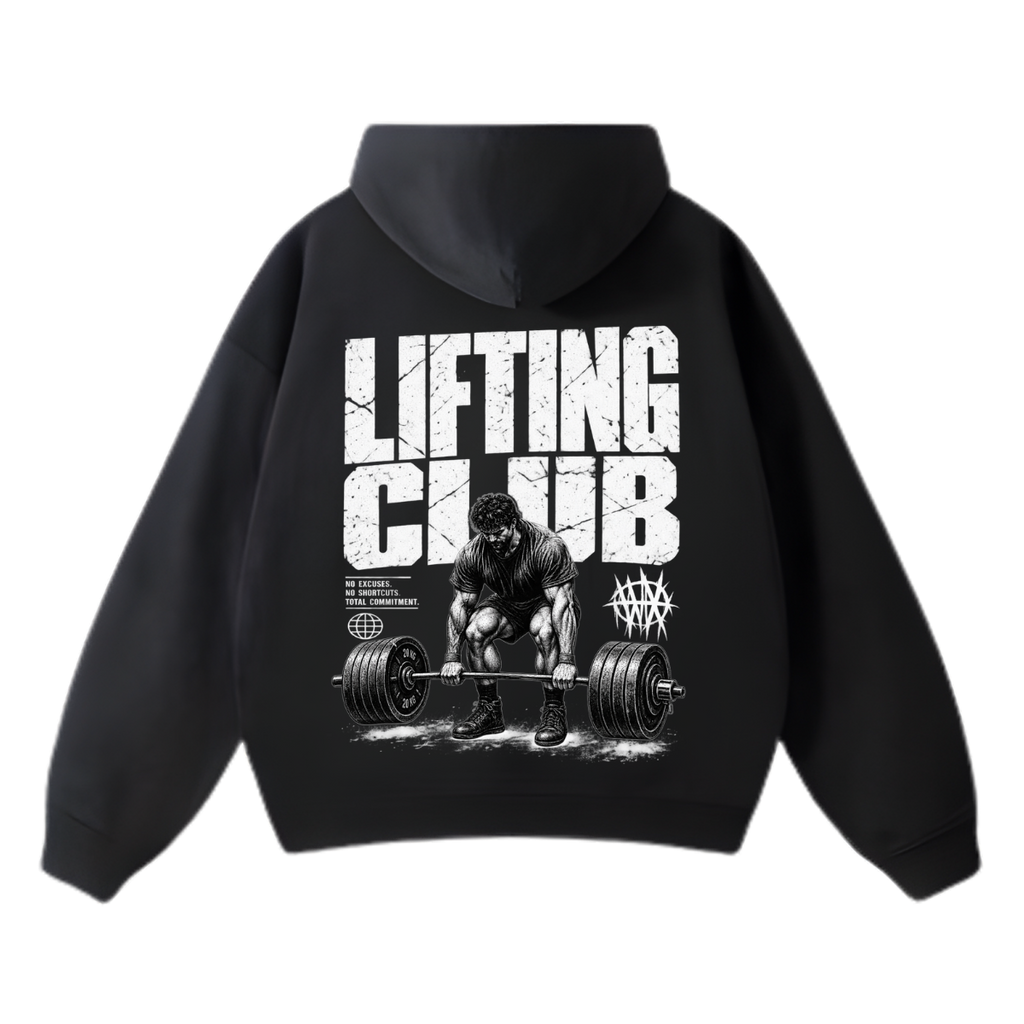 HOODIE OVERSIZE LIFTING CLUB ORG
