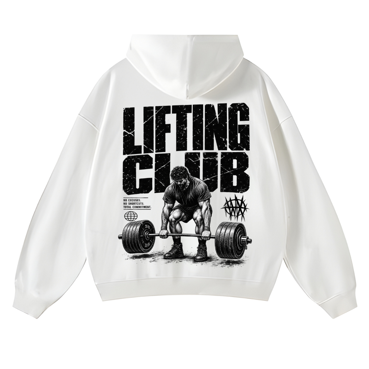 HOODIE OVERSIZE LIFTING CLUB ORG