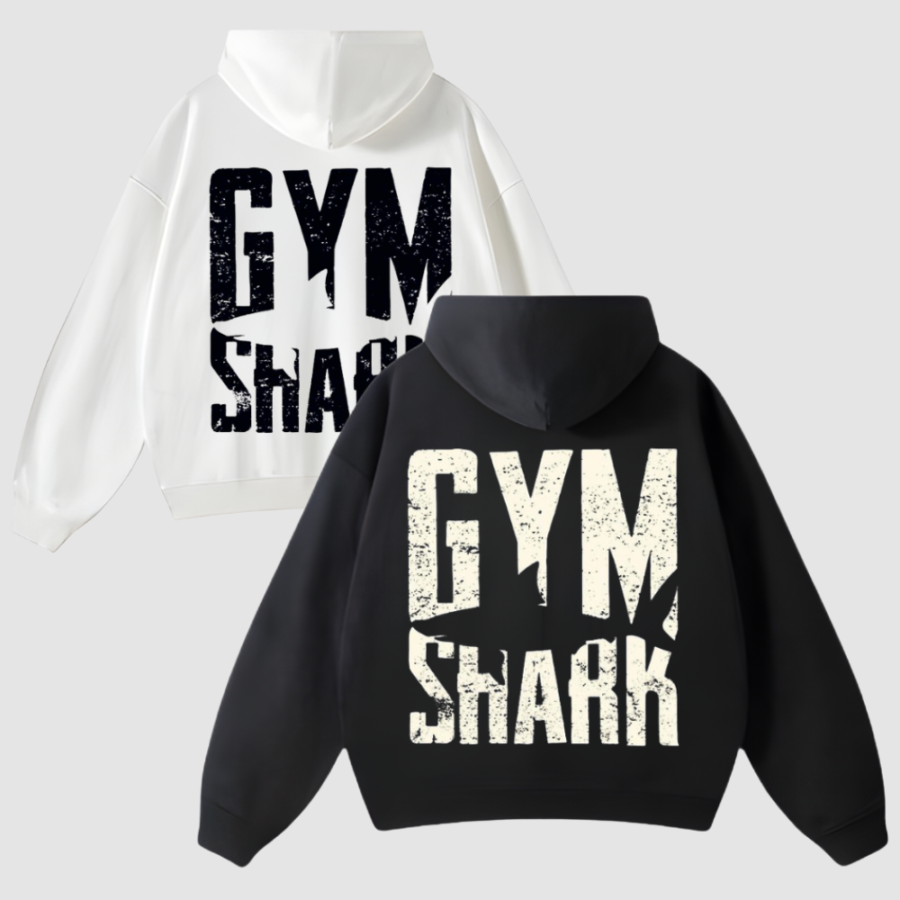 HOODIE OVERSIZE GYM SHARK ORG